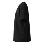 Terminal Tee noir — OUT OF TOKENS — left — maquette Printful