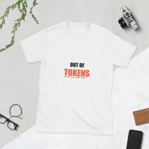 T-shirt blanc The Original, slogan anglais réduit, maquette officielle Printful