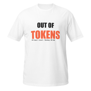 The Original T-shirt, White, Printful mockup